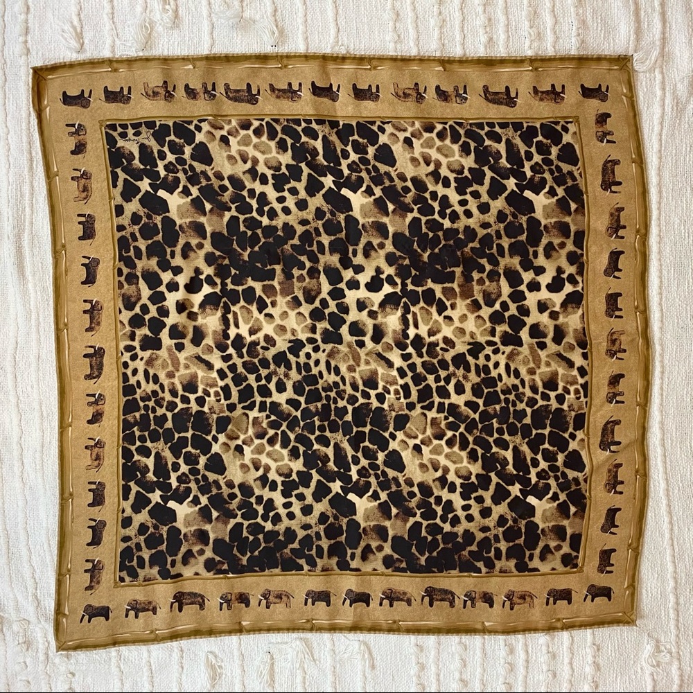 Jim Thompson African Animal Silk Scarf